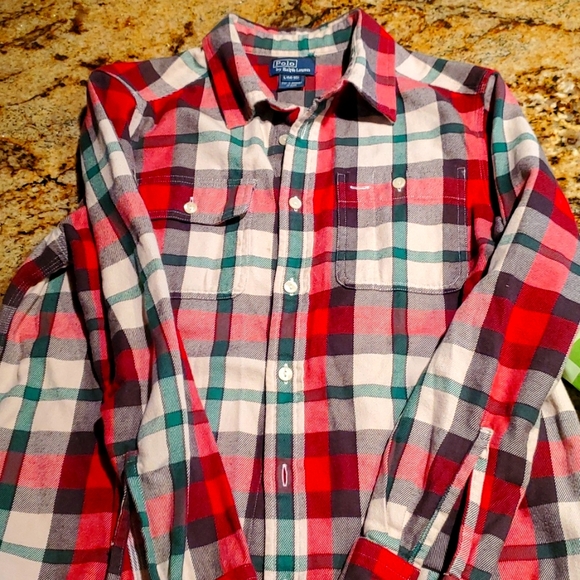 Ralph Lauren Christmas plaid shirt - Picture 1 of 1